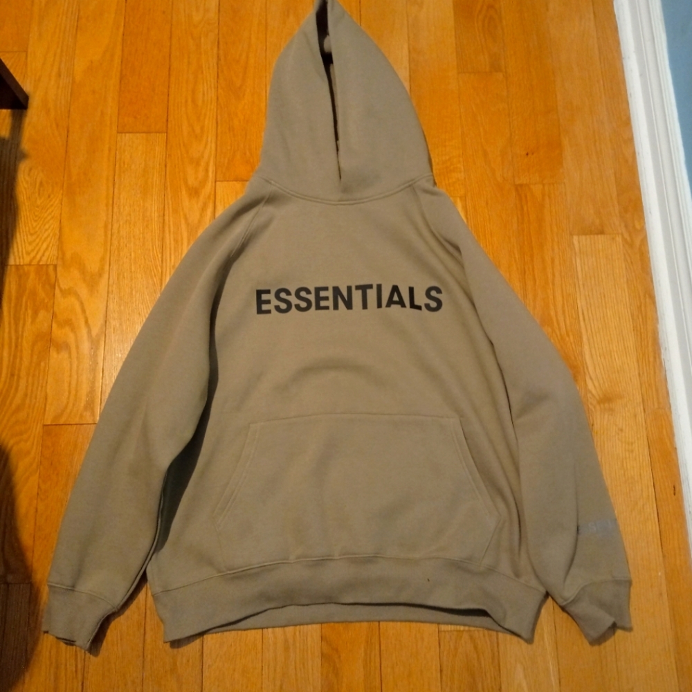 Essentials Kahki Medium Hoodie